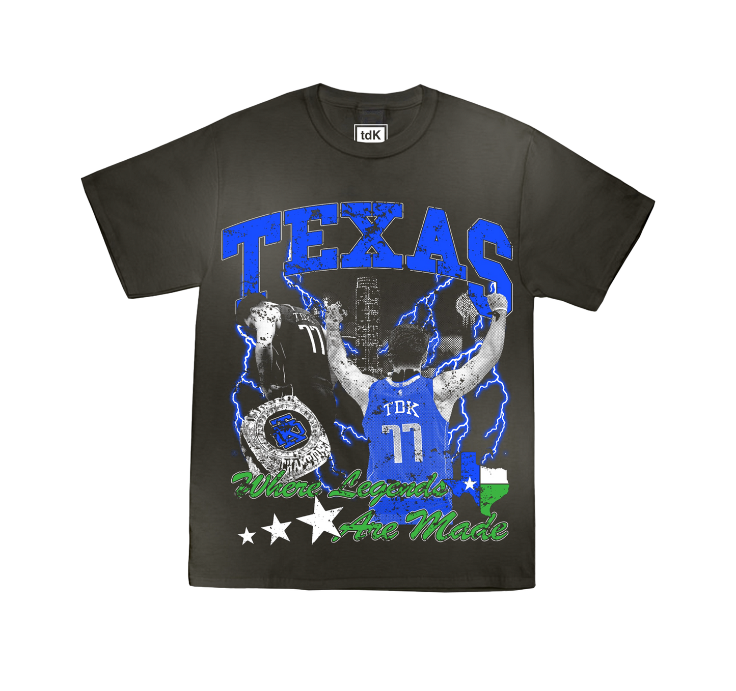 DFW Jumbo Garment Dye Tee