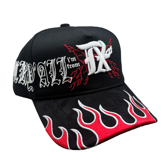 F Y'all Red Flame Snapback