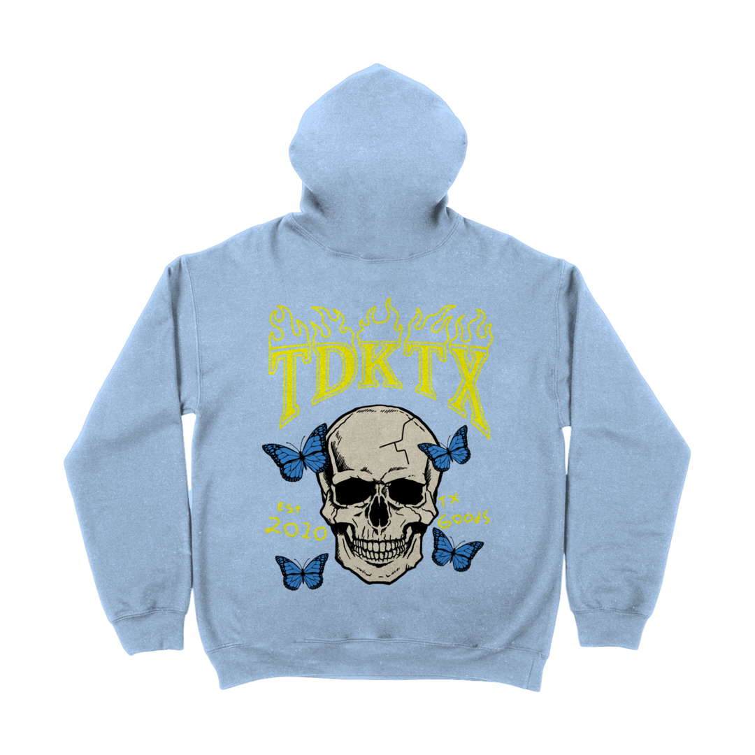 TDK Butterfly Pullover Hoodie (Powder Blue)