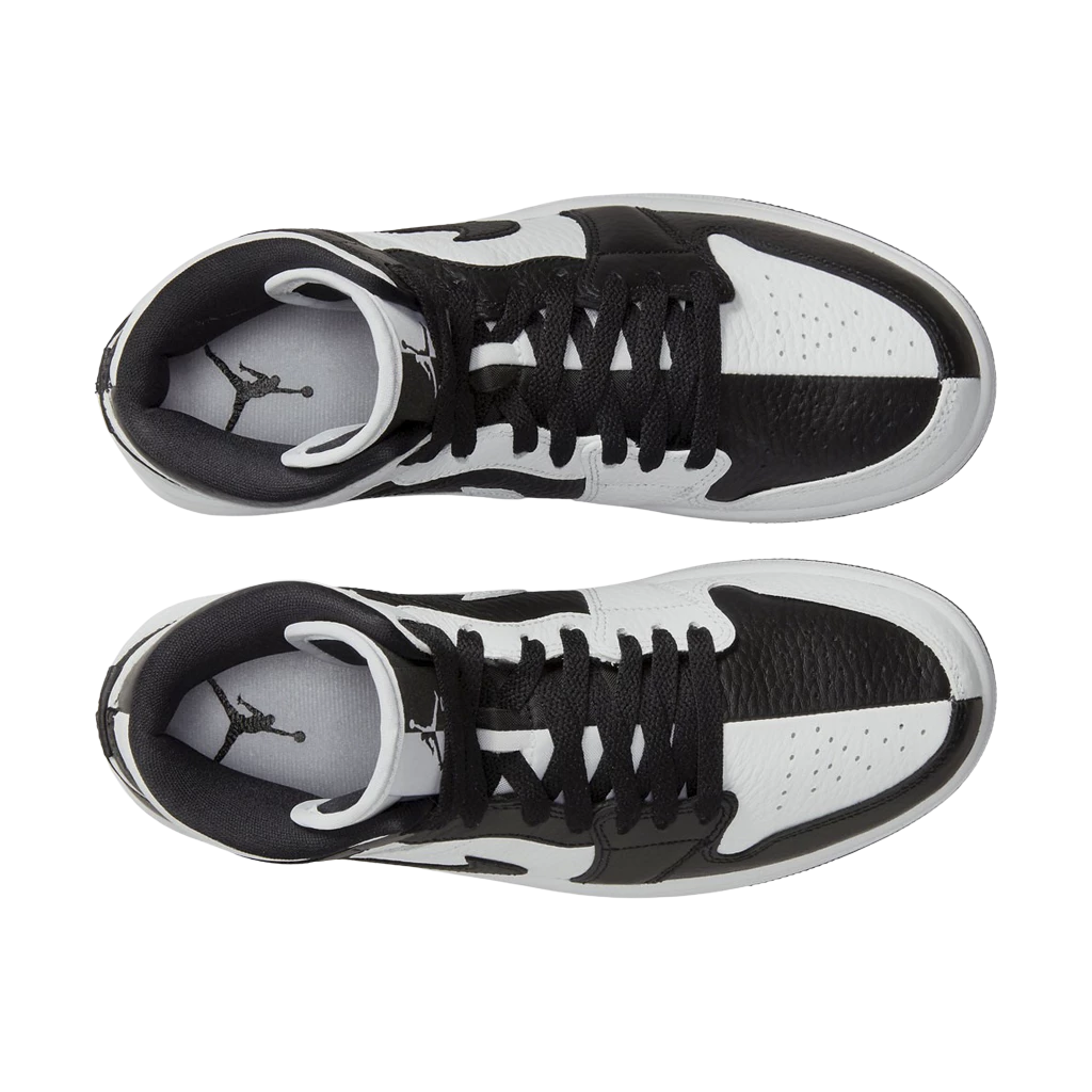 Jordan Mid Split Black And White Mid Split Jordans Mid Black And