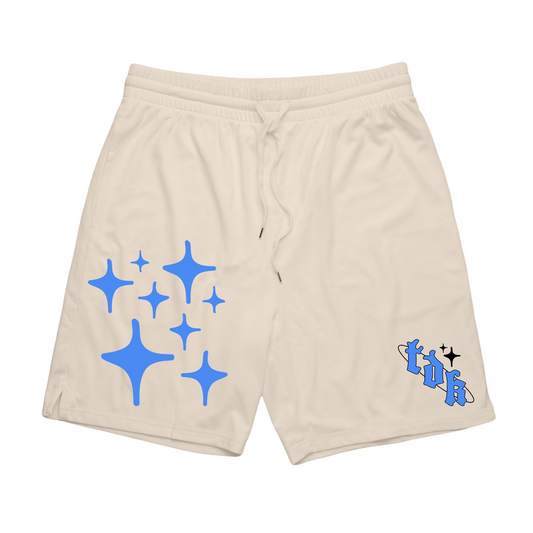 TDK AOP Short - Creme/Blue Sparkle